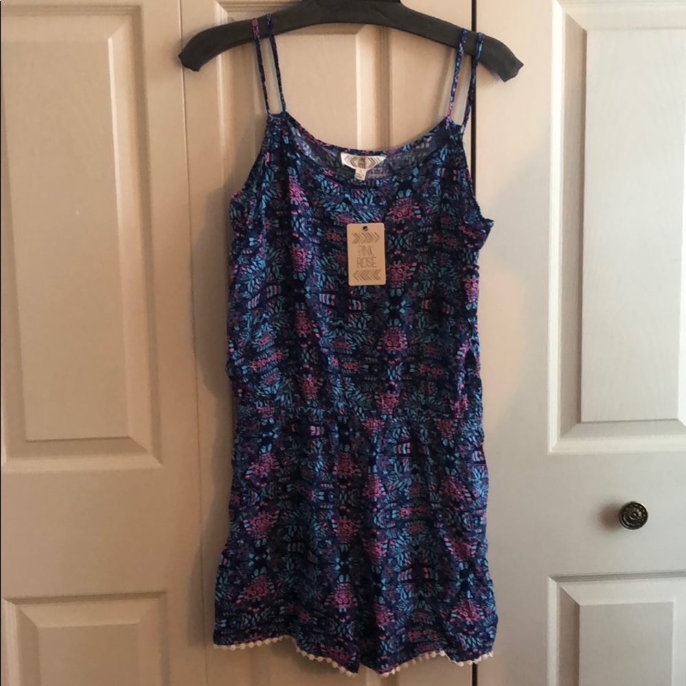 Shorts Romper with Spaghetti Straps